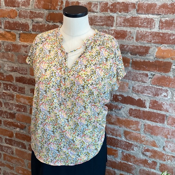 Loft floral print blouse - Picture 1 of 7